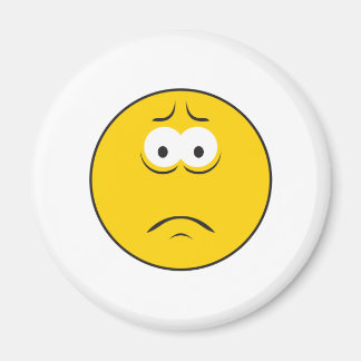 Sad Frowning Face Magnet