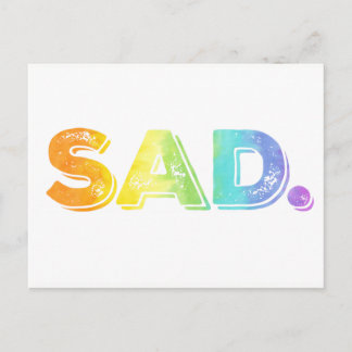 SAD Ides of Trump LGBT Protest Postcard