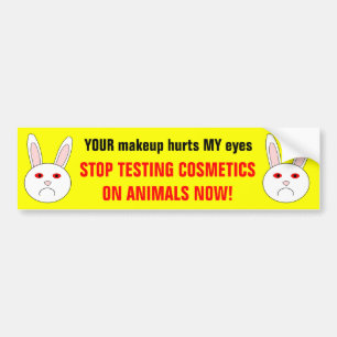 Sad Lab Rabbit Bumper Sticker