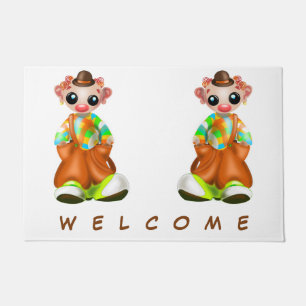 Sad Little Clown - Welcome Doormat