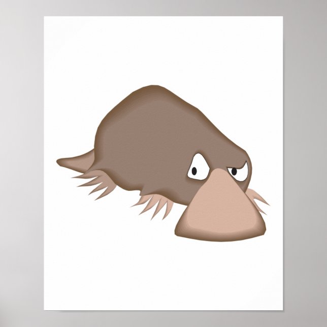 sad little platypus poster (Front)