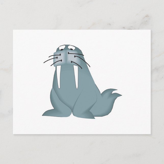 sad little walrus postcard (Front)