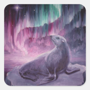 Sad lonely seal