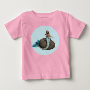 Sad Mermaid Baby T-Shirt