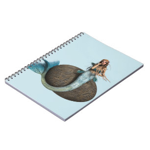 Sad Mermaid Spiral Notebook