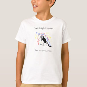 Sad Monkey Lost His Crayons T-Shirt