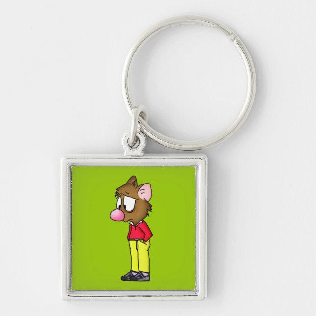 Sad Mouse Keychain (Front)