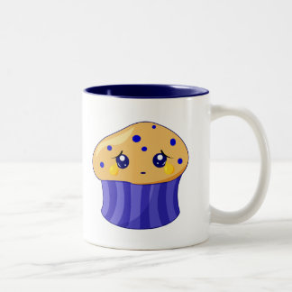Sad Muffin Two-Tone Coffee Mug