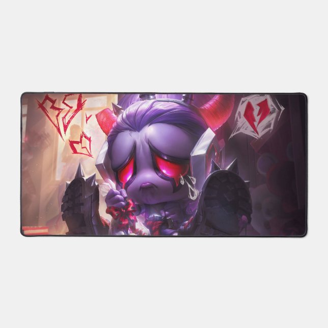 Sad Mummy Gaming Deskmat | Customisable Desk Mat (Front)