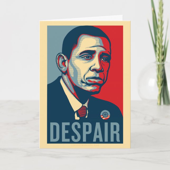 Sad Obama Birthday Card (Front)