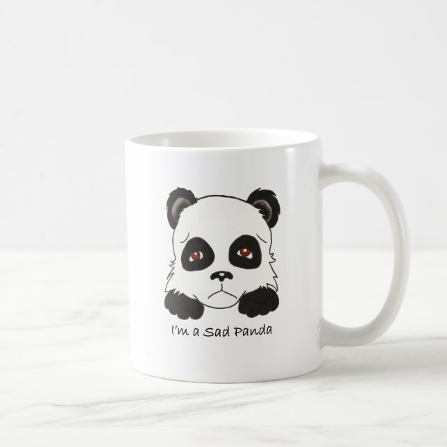 Sad Panda Coffee Mug (Right)