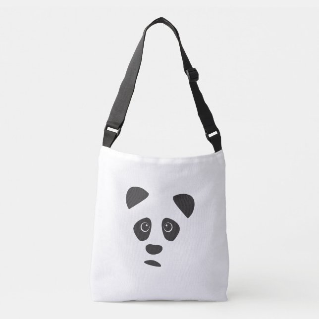 Sad Panda Crossbody Bag (Front)