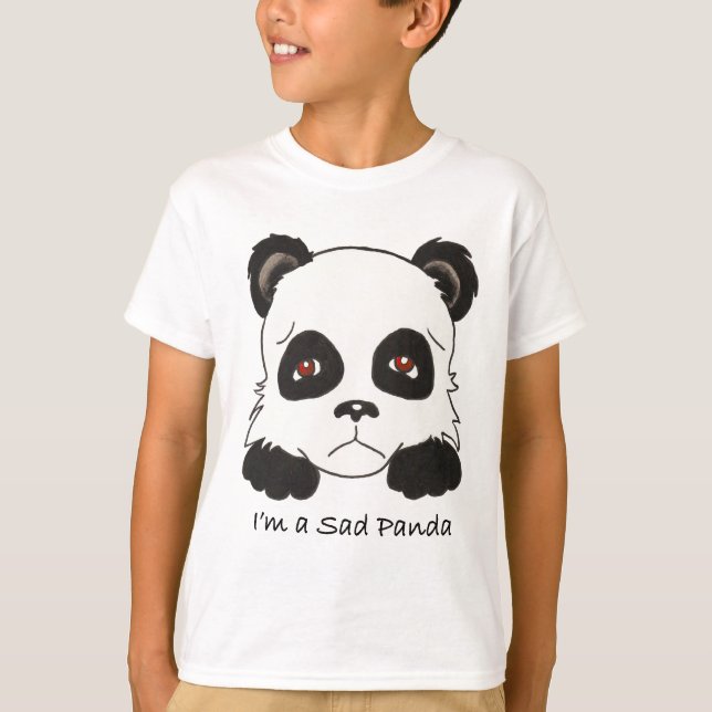 Sad Panda T-Shirt (Front)