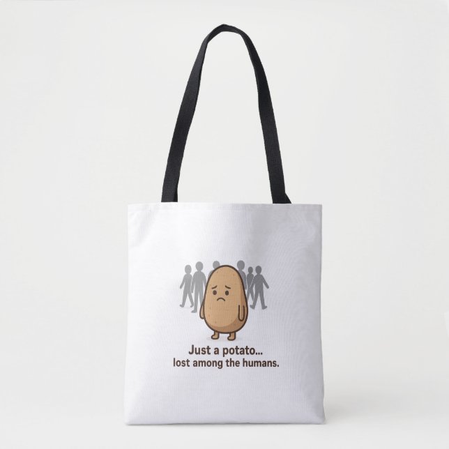 Sad Potato and The Distracted Crowd Tote Bag (Front)