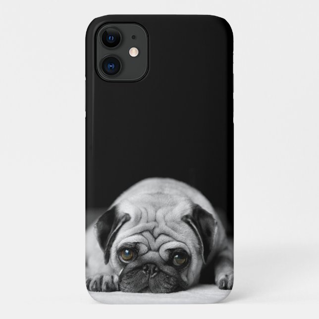 Sad Pug Case-Mate iPhone Case (Back)