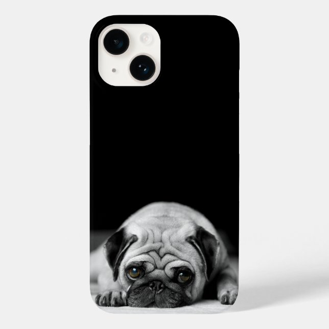 Sad Pug Case-Mate iPhone Case (Back)