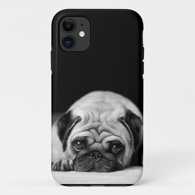 Sad Pug Case-Mate iPhone Case (Back)