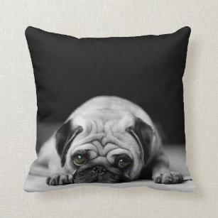 Sad Pug Cushion