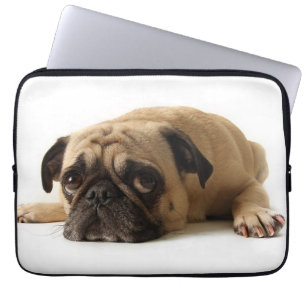 Sad Pug Laptop Sleeve
