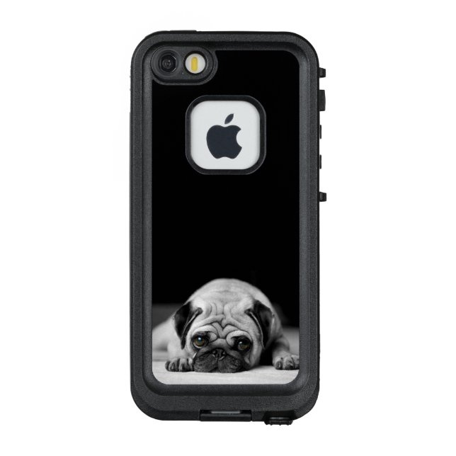 Sad Pug LifeProof iPhone Case (Back)