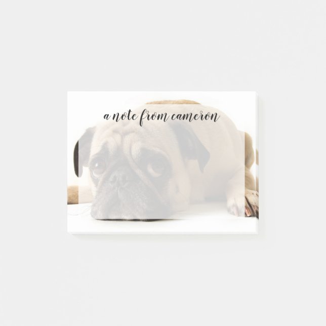 Sad Pug Post-it Notes (Front)