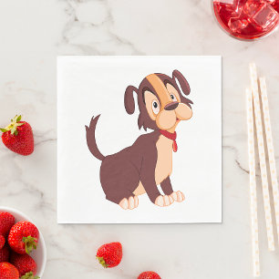 Sad Puppy Dog Napkin