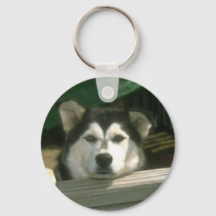 Sad Puppy Key Ring