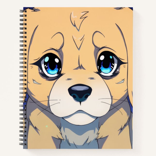 Sad Puppy Notebook (Front)
