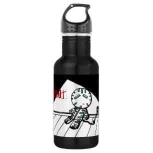 Sad Robot 532 Ml Water Bottle