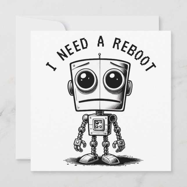 Sad Robot – I Need A Reboot (Front)