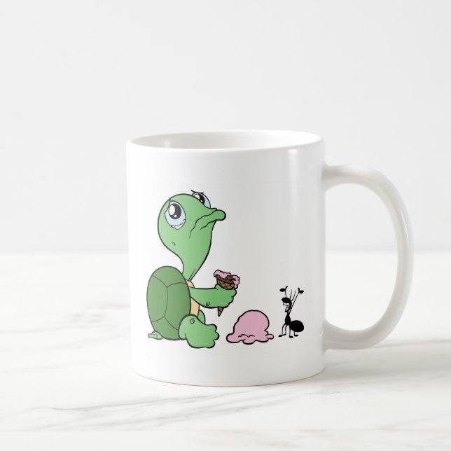 Sad Turtle Happy Ant Coffee Mug (Right)