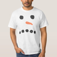 Sad Unhappy Snowman Face Bah Humbug