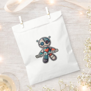 Sad VOODOO Doll Bear UNLUCKY in LOVE Favour Bags