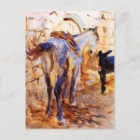 Saddle Horse, Palestine by John Singer Sargent