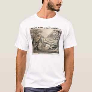 'Saddle Mending', Poster for 'Davy Crockett' starr T-Shirt