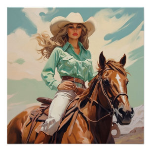 Saddle Stitched: Cowgirl Wall Art