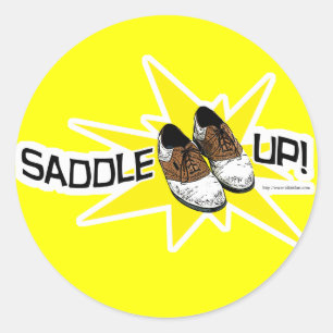Saddle Up! Classic Round Sticker