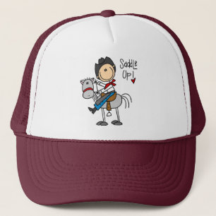Saddle Up! Cowboy Stick Figure Hat