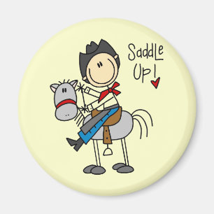 Saddle Up Cowboy Tshirts and Gifts Magnet