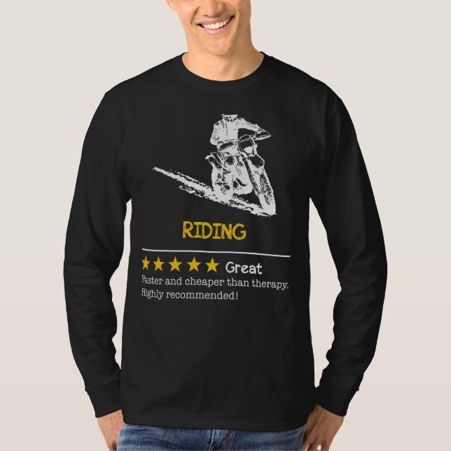 Saddle Up for Joy: Riding - Cheaper, Faster, Funni T-Shirt (Front)