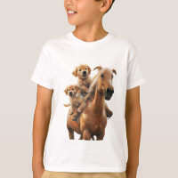 Saddle Up for Smiles with Golden Retriever Cubs