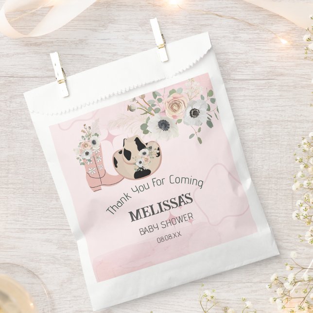 Saddle Up Modern Western Cowgirl Thank You Favour Bags (Creator Uploaded)