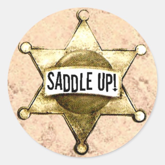 Saddle Up! stickers (Front)
