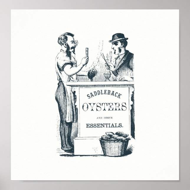 Saddleback Oysters Print (Front)
