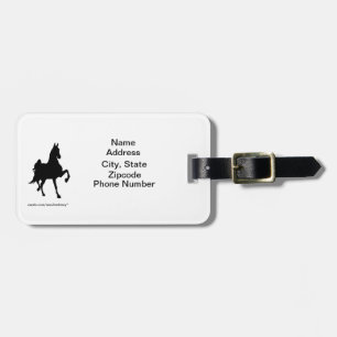 Saddlebred Address Tag
