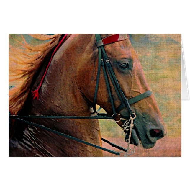 Saddlebred Faux Painting (Front Horizontal)