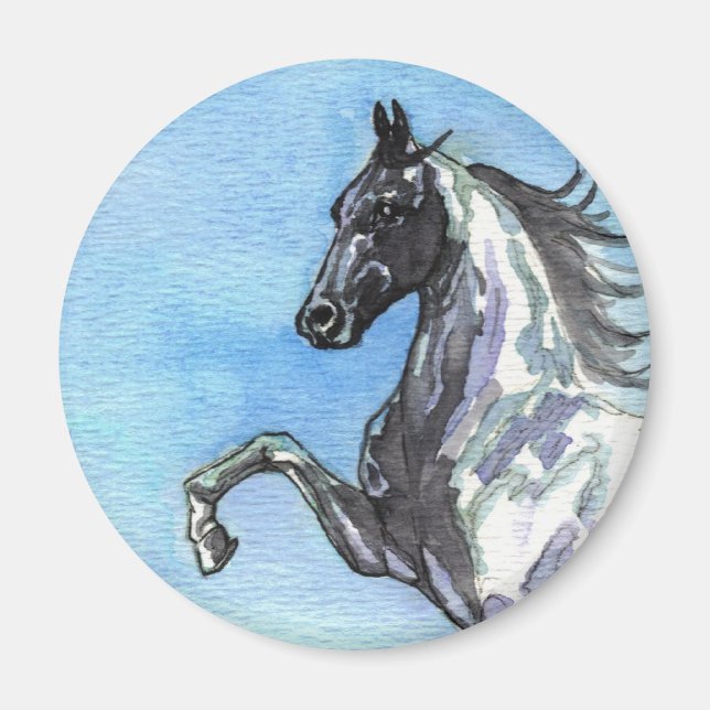 Saddlebred Horse Art Magnet (Front)