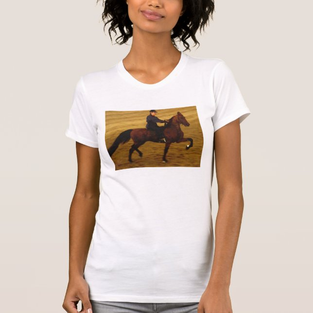 Saddlebred horse t-shirt (Front)