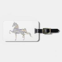 Saddlebred Luggage Tag