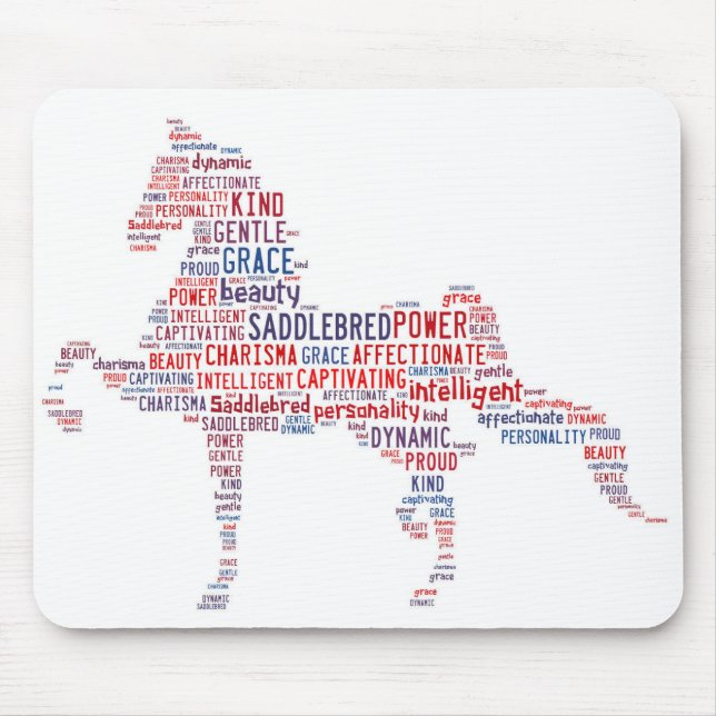 Saddlebred Mouse Pad (Front)